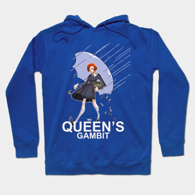 Queen's Gambit Hoodie by parkinart